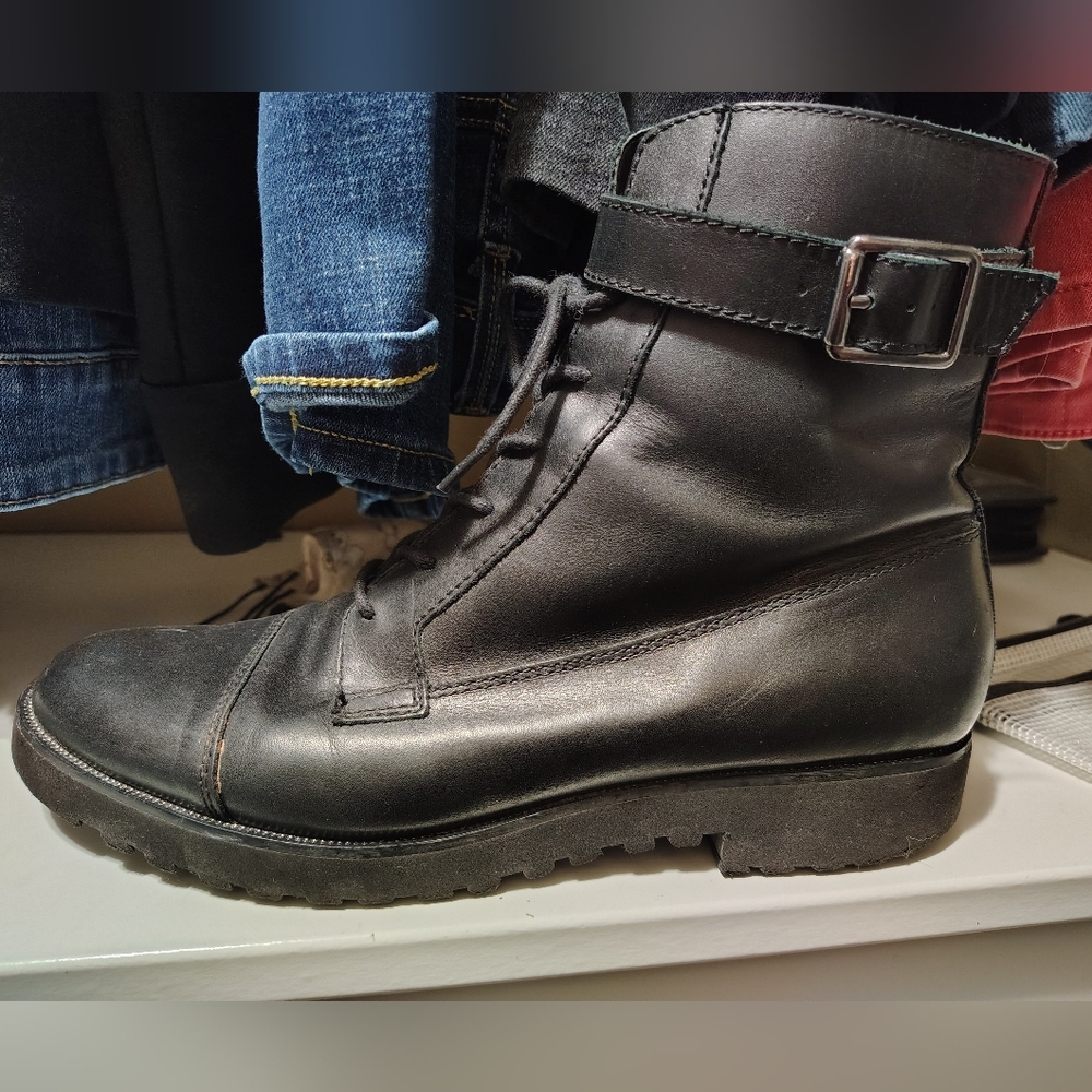 Franco Sarto Carlson Combat Boots - Picture 8 of 12